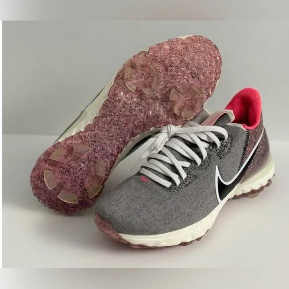 Nike Air Zoom Infinity Tour Golf NRG Grey Pink  White Men\'s Size US 8 Nike Air Zoom Infinity Tour NRG Mens Size US 9 Gray Pink  main image 3